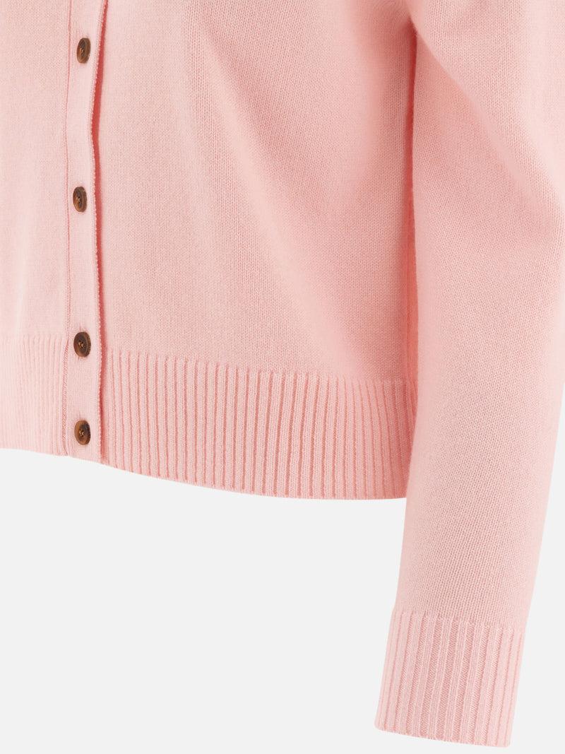 Vietti Maison Kitsuné Cardigan con ricamo "Fox Head" Sottocosto