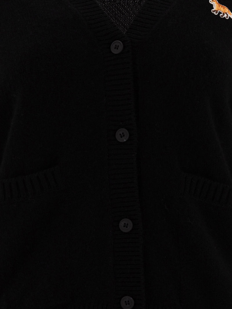 Vietti Maison Kitsuné Cardigan boxy "Baby Fox" Novità