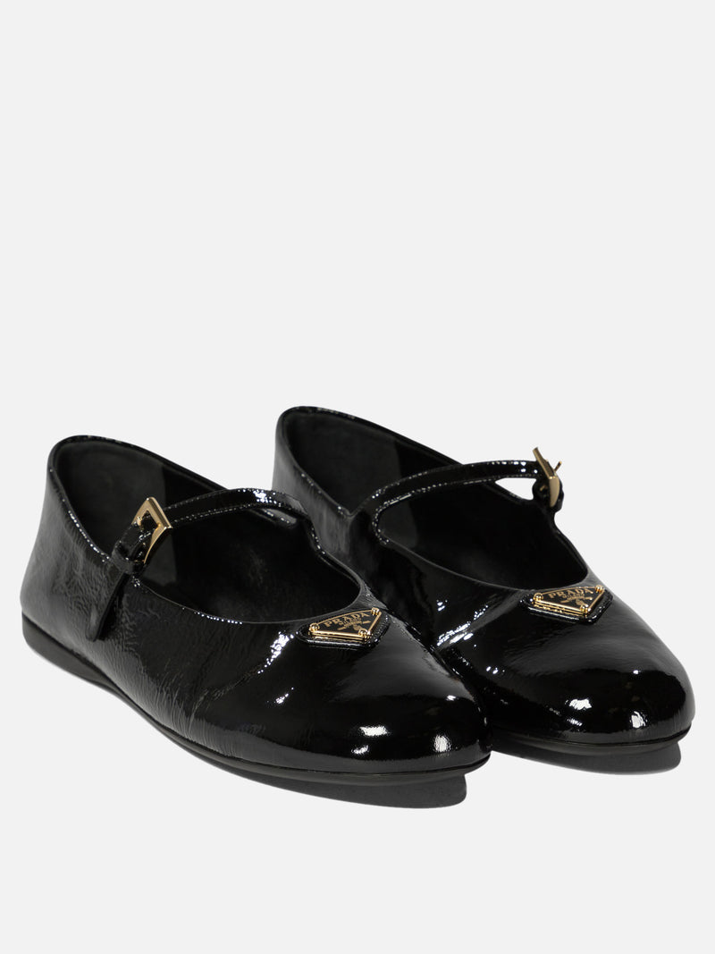 Vietti Prada Ballerine in vernice Presa