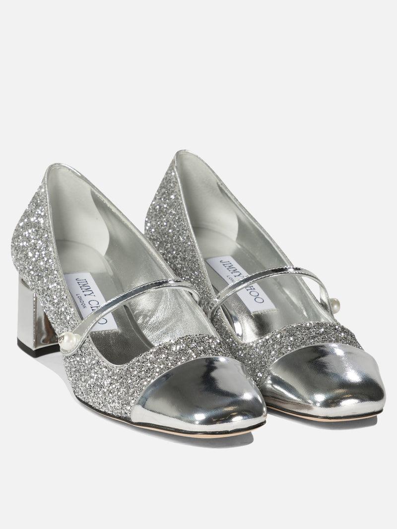 Vietti Jimmy Choo Décolleté con glietter "Elisa 45" Vendite Flash