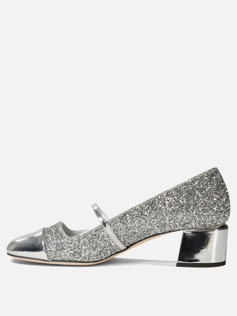 Vietti Jimmy Choo Décolleté con glietter "Elisa 45" Vendite Flash