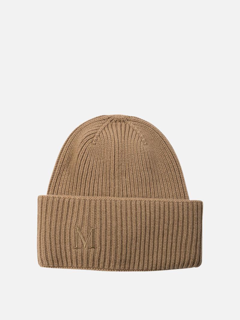 Vietti Max Mara Berretto in cashmere a coste Sottocosto