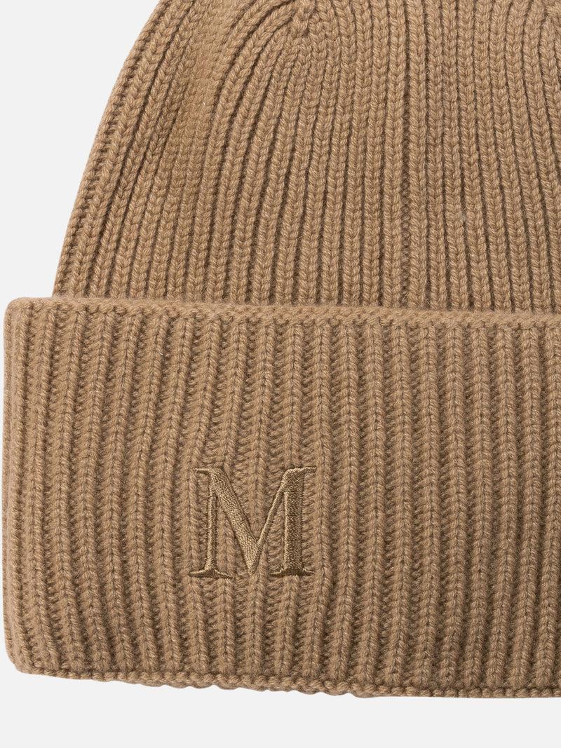 Vietti Max Mara Berretto in cashmere a coste Sottocosto