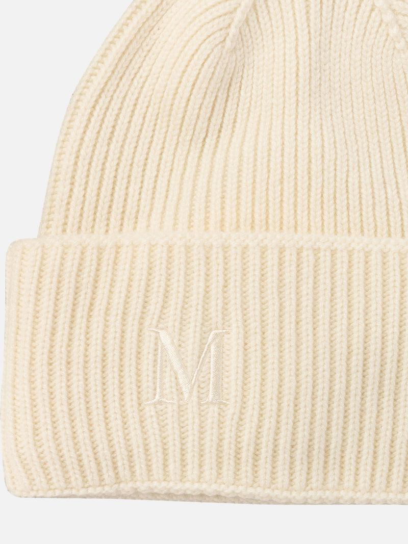 Vietti Max Mara Berretto in cashmere a coste Sconto