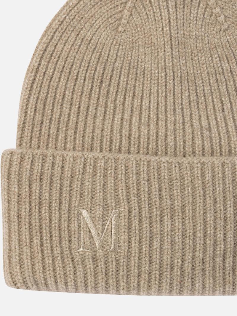 Vietti Max Mara Berretto in cashmere a coste Offerta