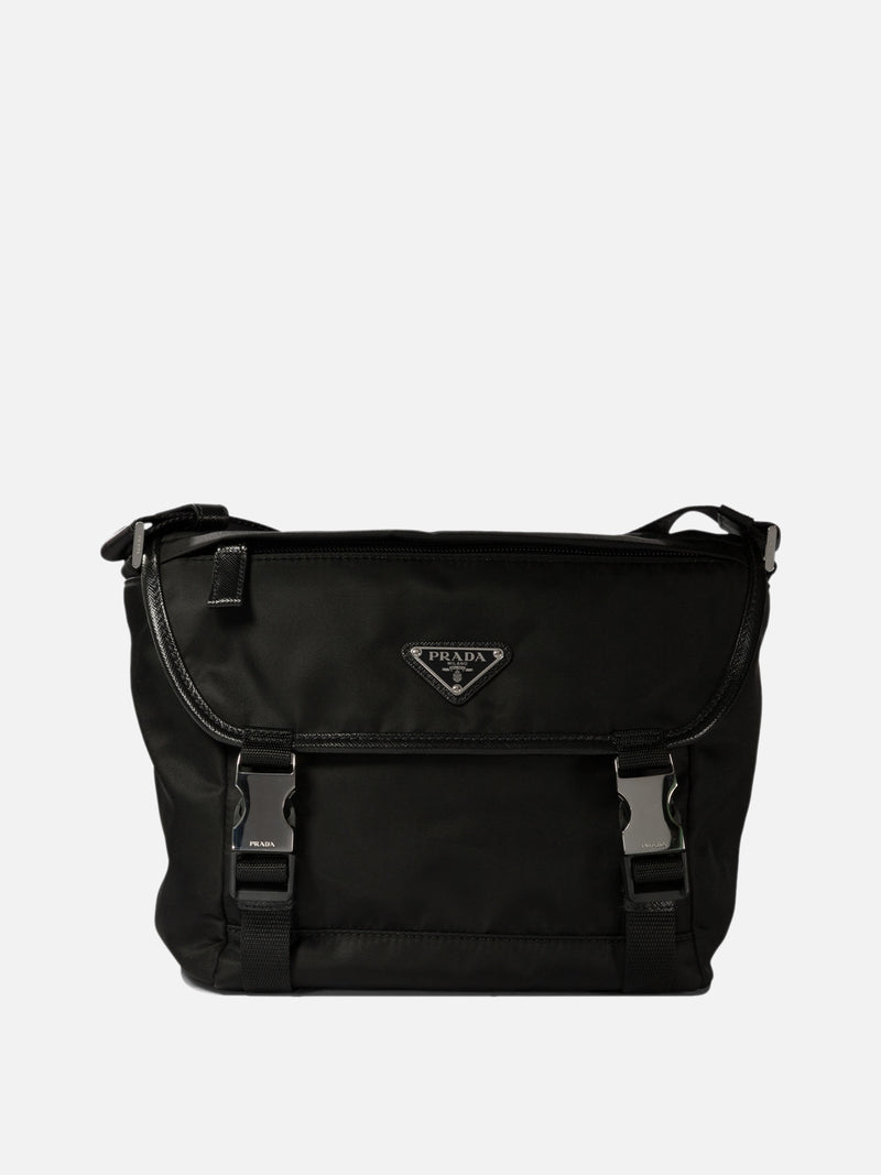 Vietti Prada Borsa a tracolla in Re-Nylon e Saffiano Novità
