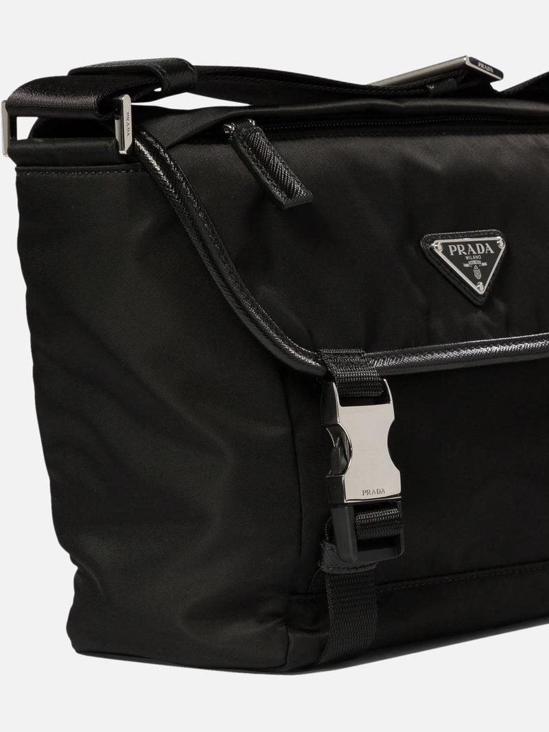 Vietti Prada Borsa a tracolla in Re-Nylon e Saffiano Novità