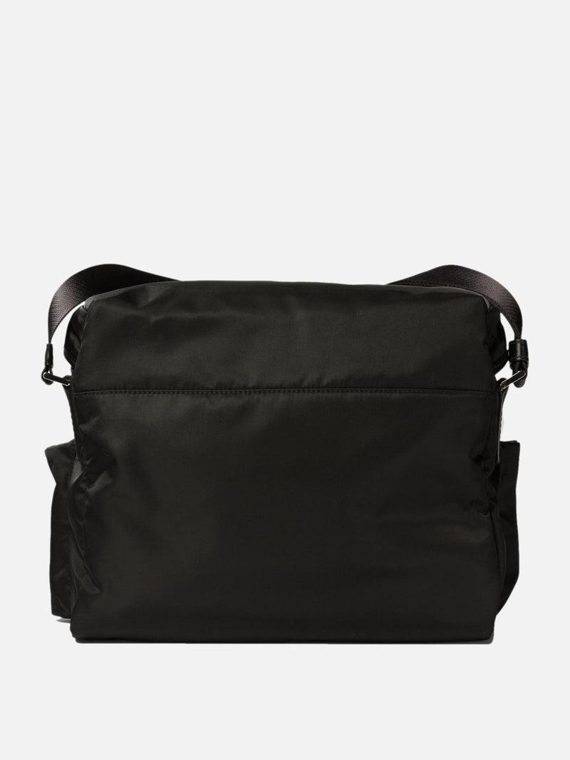 Vietti Prada Borsa con tracolla in Re-Nylon e pelle Presa
