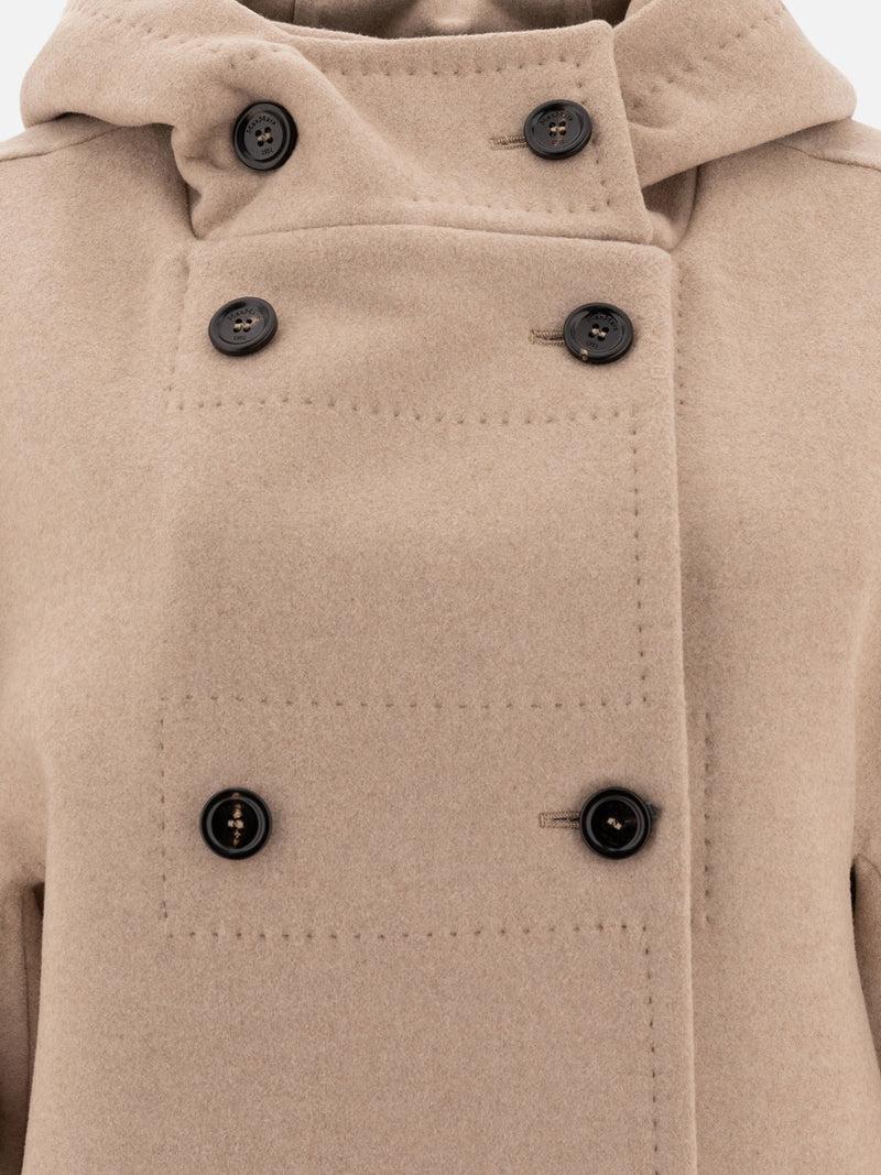 Vietti Max Mara Cappotto doppiopetto in lana e cashmere Nuova