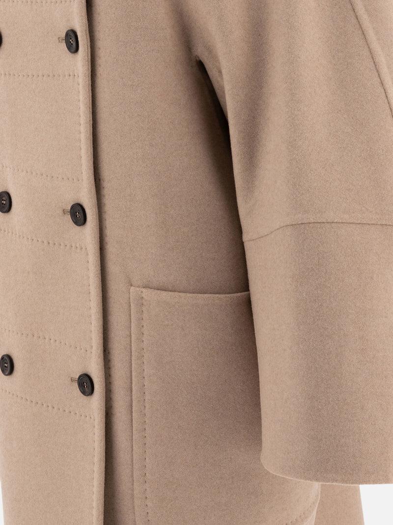 Vietti Max Mara Cappotto doppiopetto in lana e cashmere Nuova