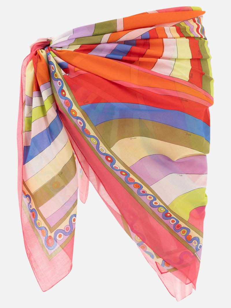 Vietti Pucci Sarong con stampa Iride e Onde Nuovo