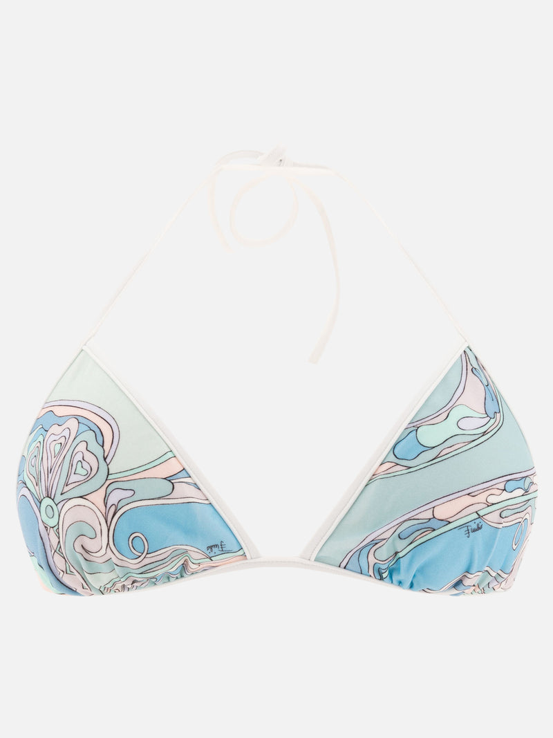 Vietti Pucci Top bikini con stampa Orchidee Soddisfazione Garantita