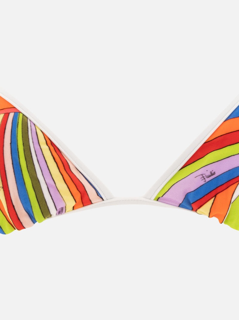 Vietti Pucci Top bikini con stampa Iride Qualità Garantita
