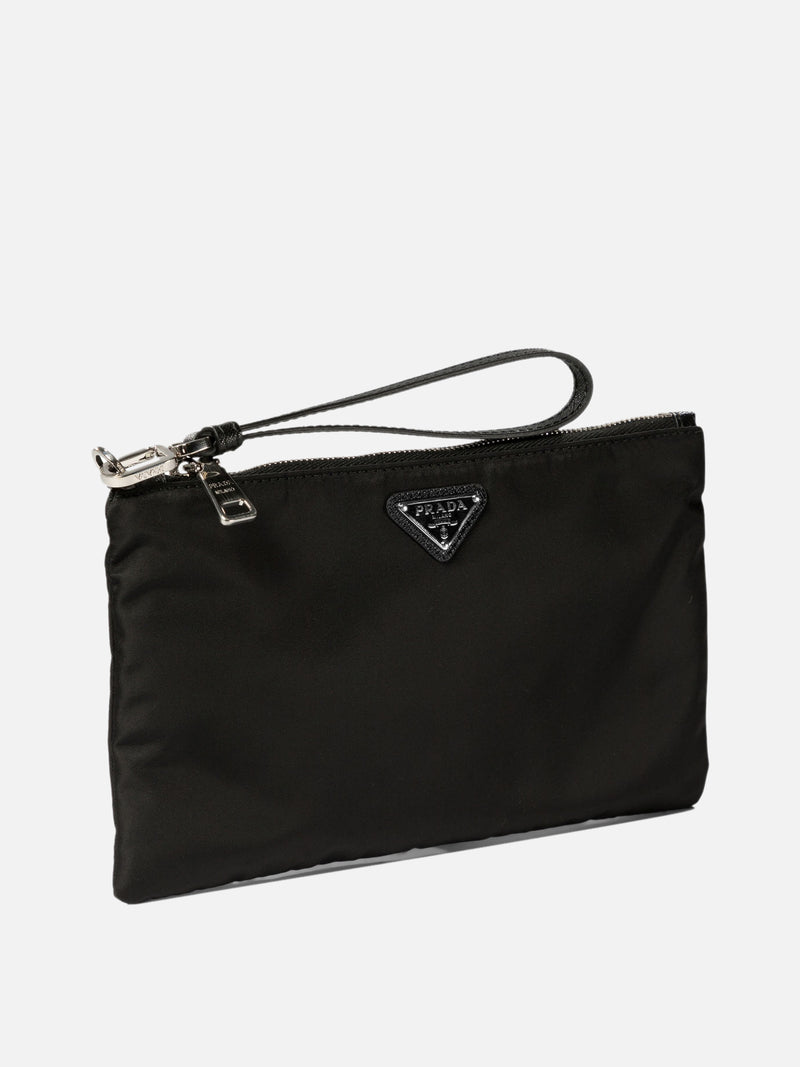 Vietti Prada Pouch in Re-Nylon e Saffiano Moda