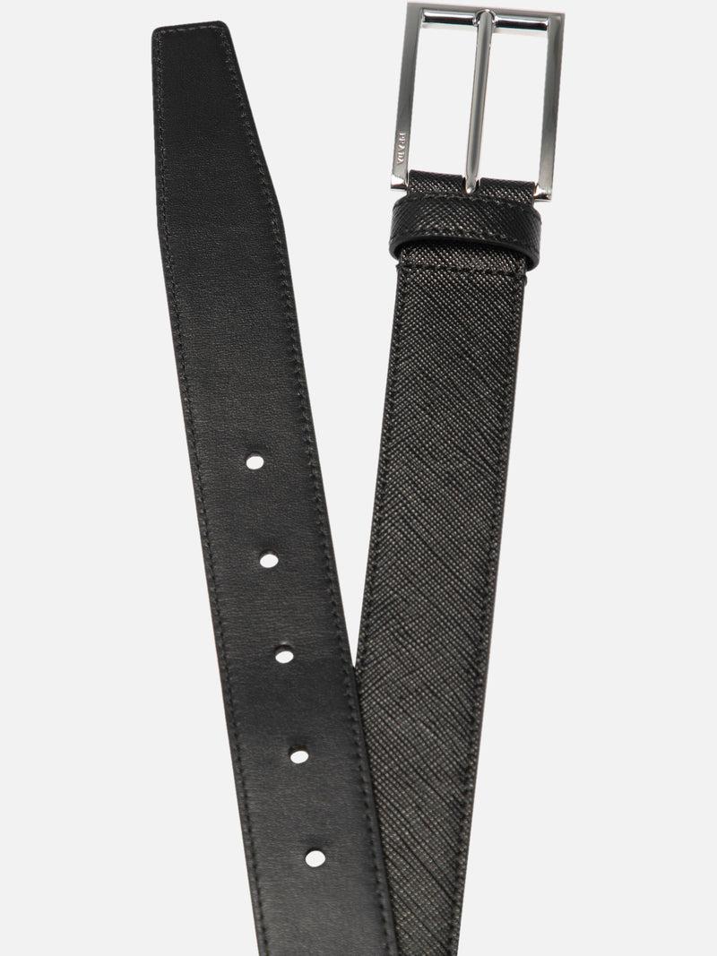 Vietti Prada Cintura in pelle Saffiano In Linea