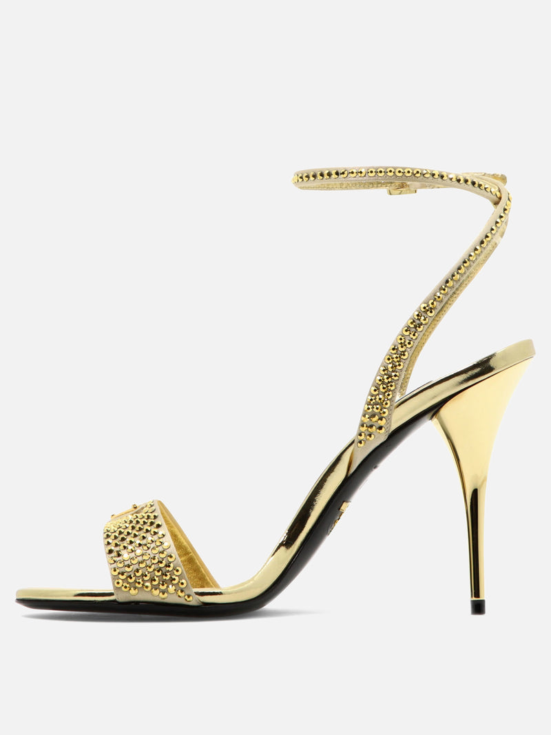 Vietti Prada Sandali in raso con cristalli Latest fashion