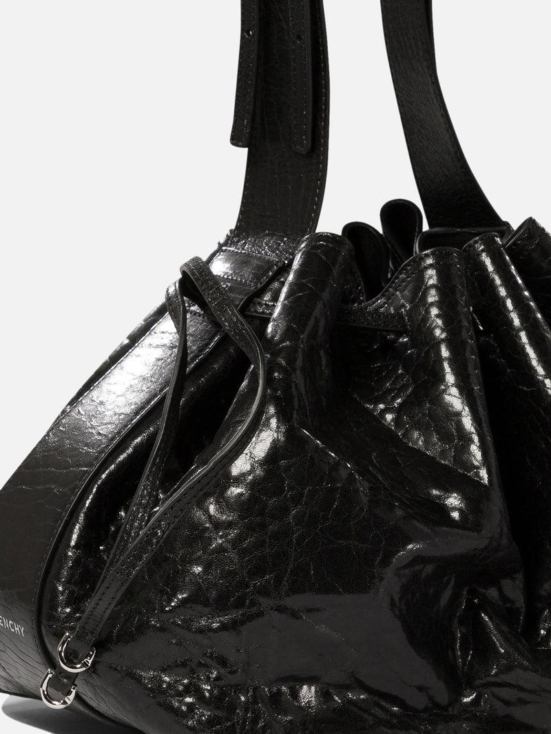 Vietti Givenchy Borsa a spalla "Pumpkin Medium" in pelle verniciata craquelé Ultimi due giorni