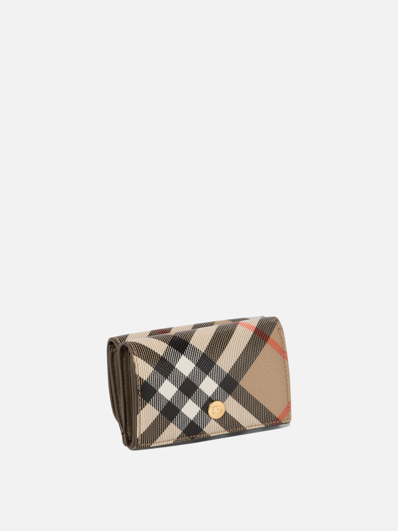 Vietti Burberry Portafoglio compatto "Check" Italy