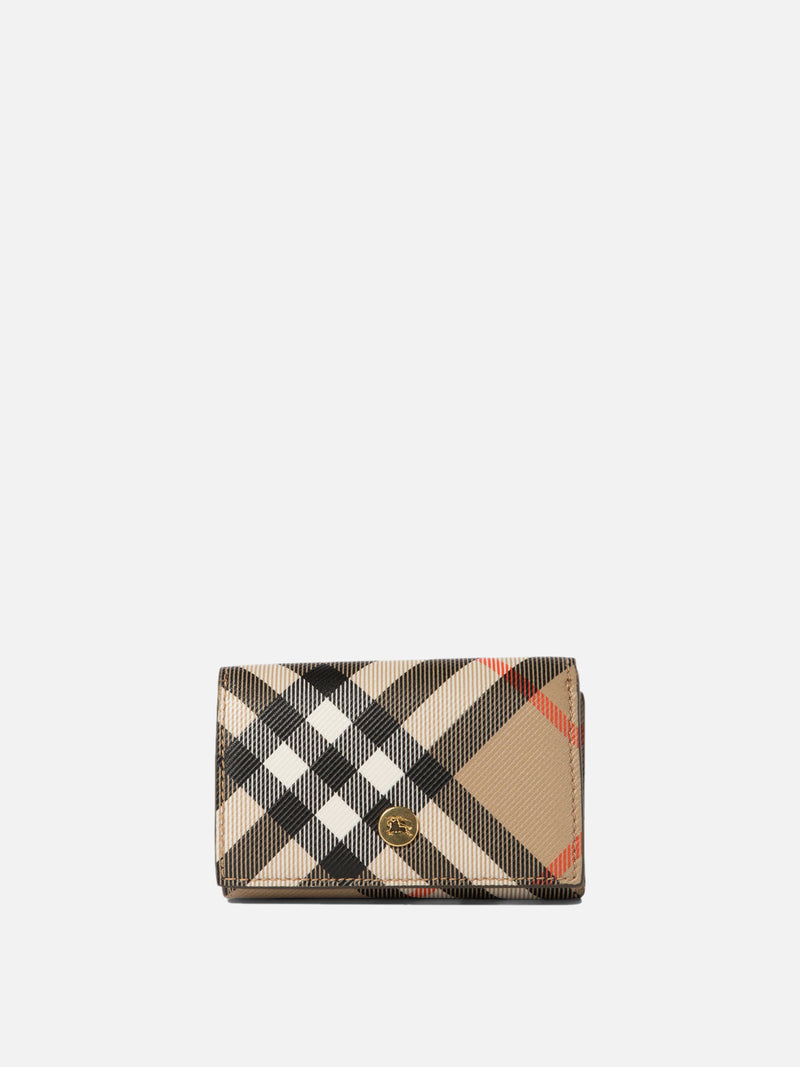 Vietti Burberry Portafoglio compatto "Check" Italy