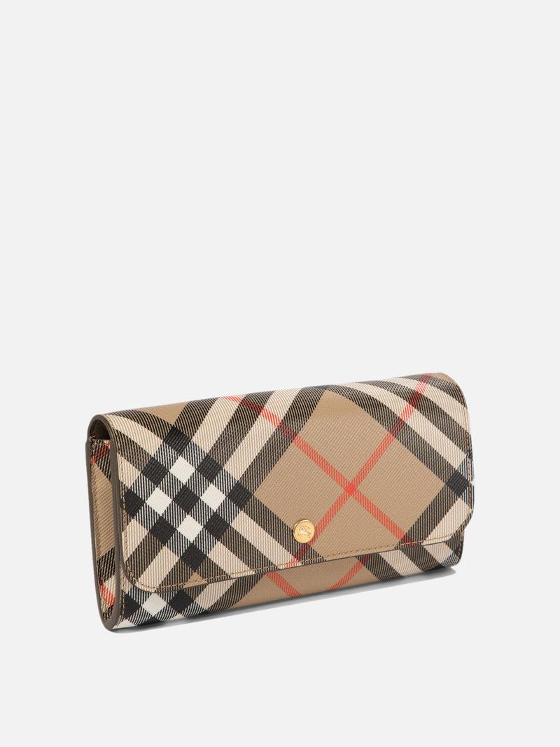 Vietti Burberry Portafoglio continental Check Italia