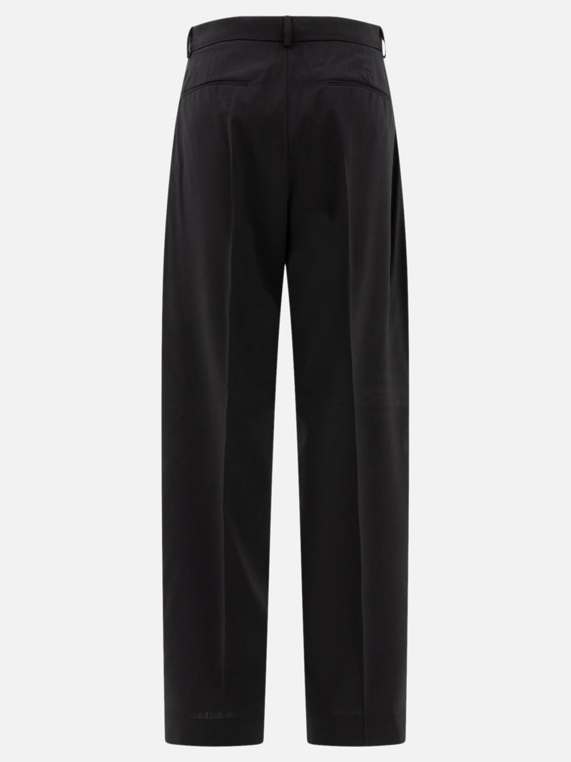 Vietti Max Mara Sportmax Pantaloni oversize in lana stretch Offerte speciali