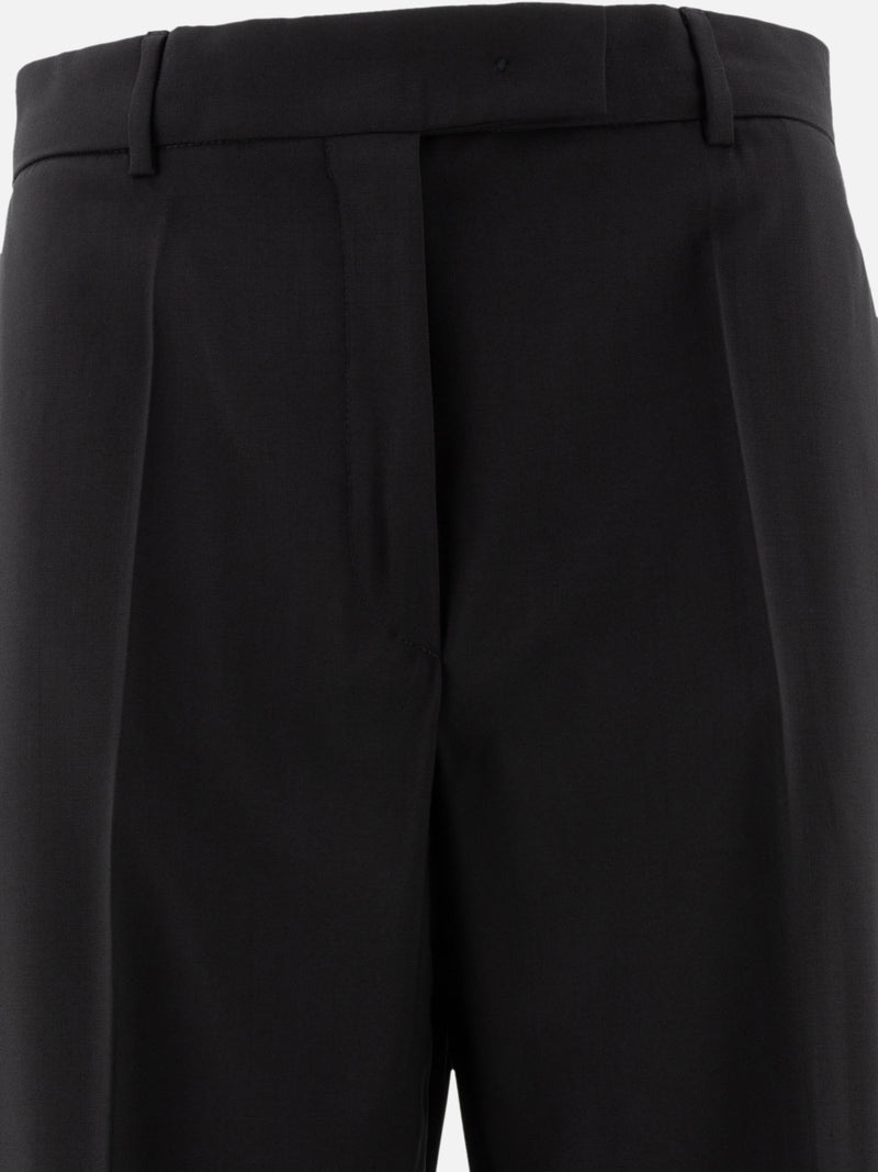 Vietti Max Mara Sportmax Pantaloni oversize in lana stretch Offerte speciali