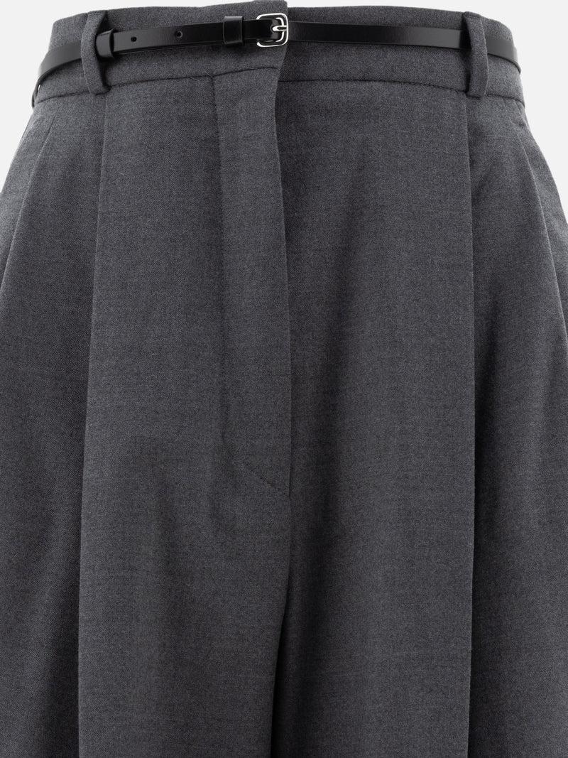 Vietti Max Mara Sportmax Pantaloni oversize in lana stretch Enormi risparmi
