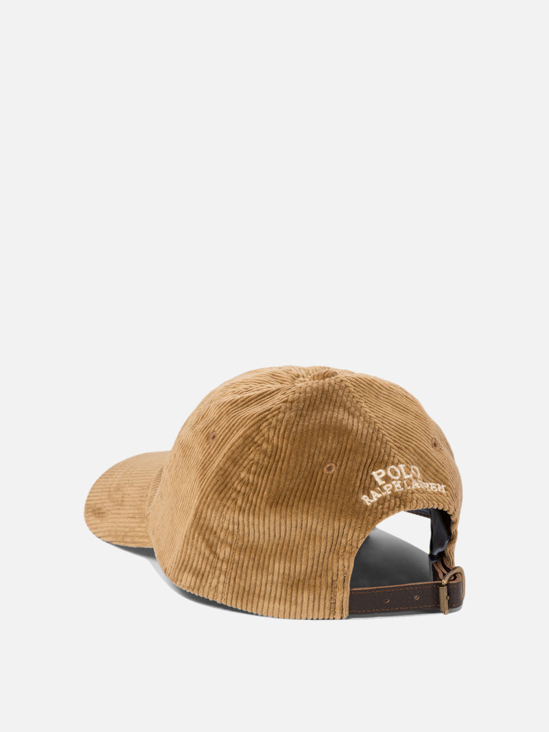 Vietti Polo Ralph Lauren Cappello da baseball a coste "Pony" In Linea