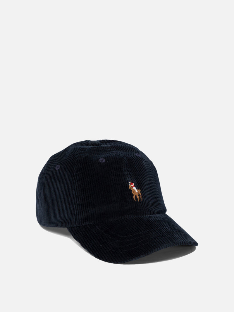 Vietti Polo Ralph Lauren Cappello da baseball a coste "Pony" Nuovo