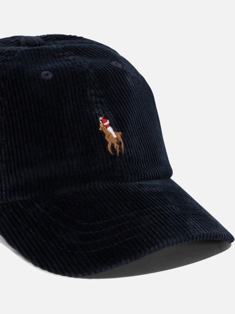 Vietti Polo Ralph Lauren Cappello da baseball a coste "Pony" Nuovo