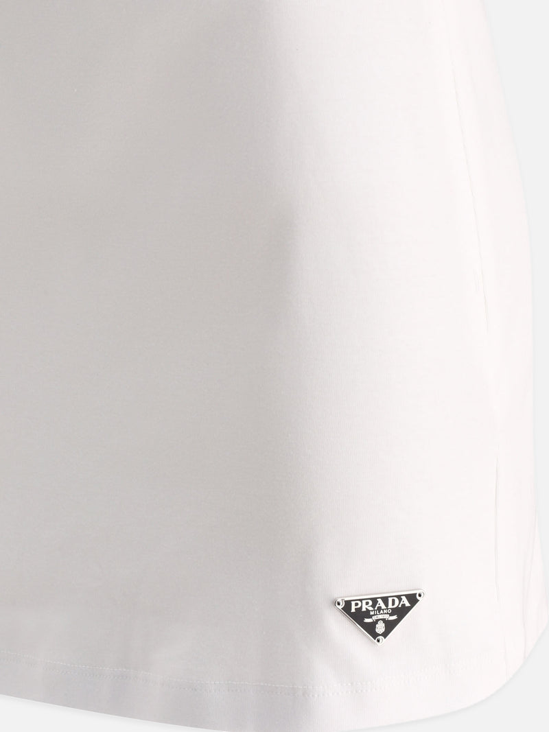 Vietti Prada Gonna con logo triangolo Shopping Online