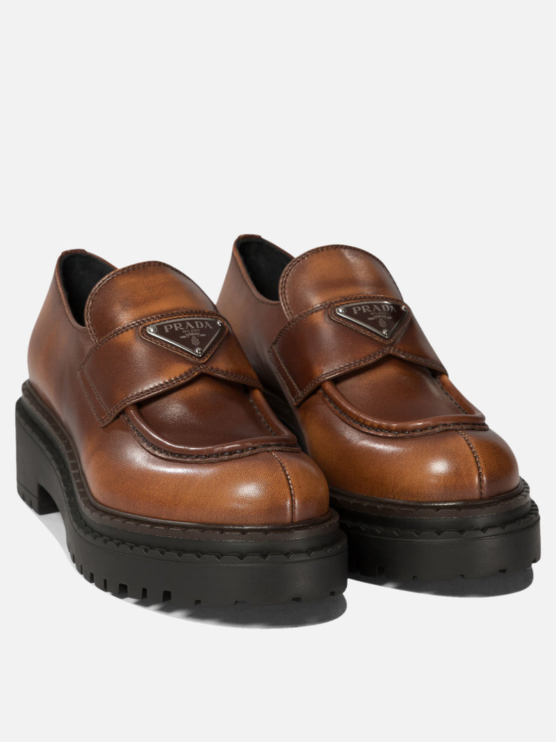 Vietti Prada Mocassini "Double Chocolate" Comprare a buon mercato