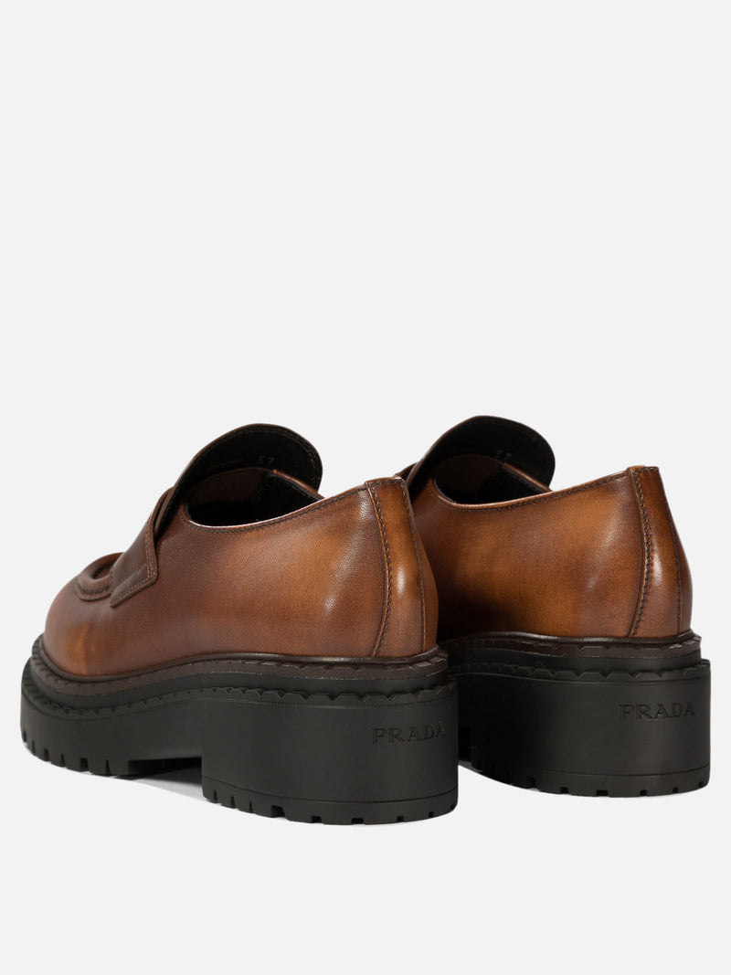 Vietti Prada Mocassini "Double Chocolate" Comprare a buon mercato