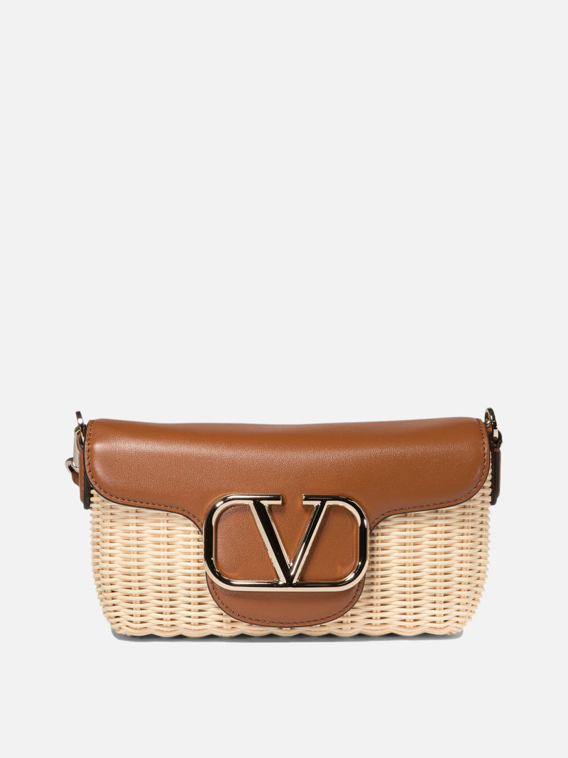 Vietti Valentino Garavani Borsa a tracolla "Locò" in midollino Only for today