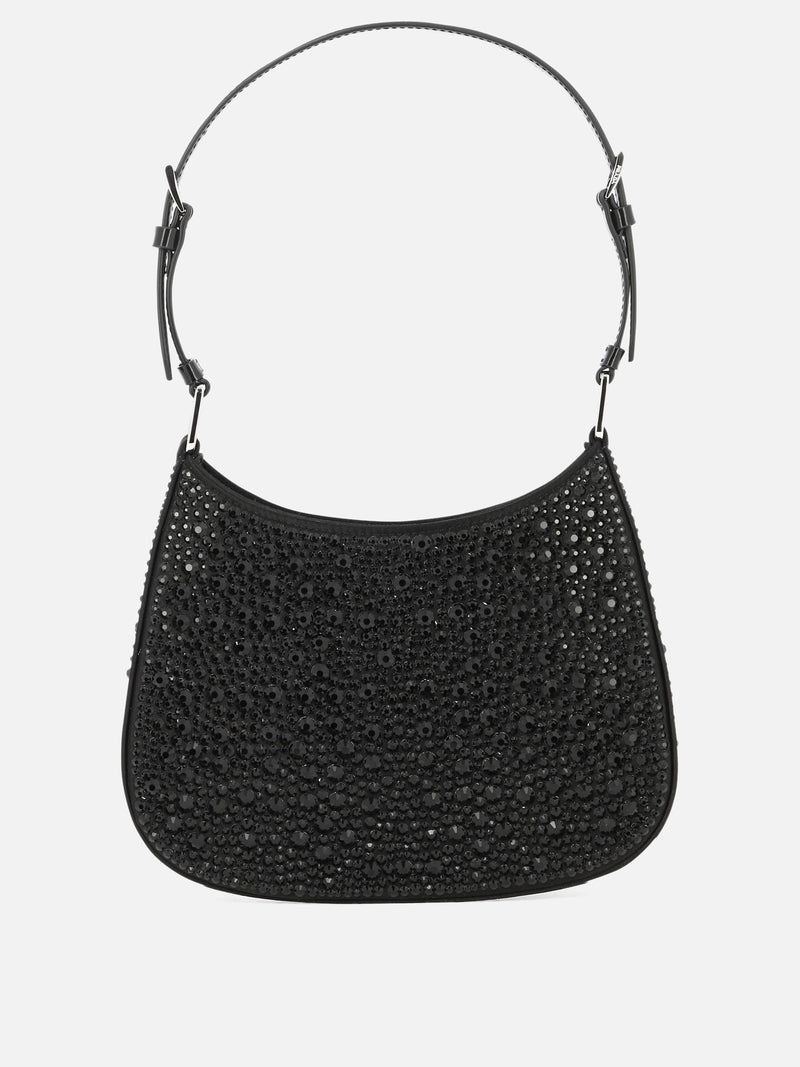 Vietti Prada Borsa "Prada Cleo" in raso con cristalli Officina