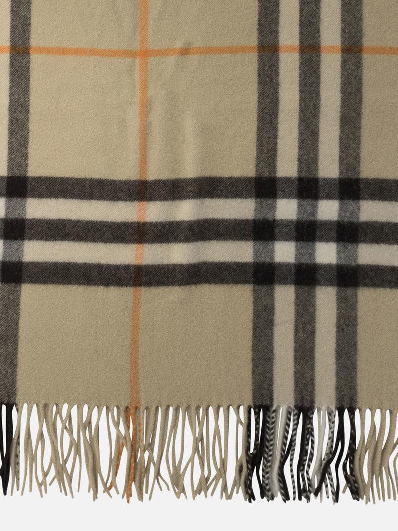 Vietti Burberry Sciarpa ampia in cashmere Check Online