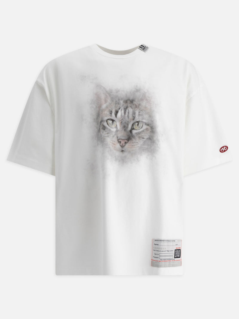 Vietti Maison Mihara Yasuhiro T-shirt con stampa gatto