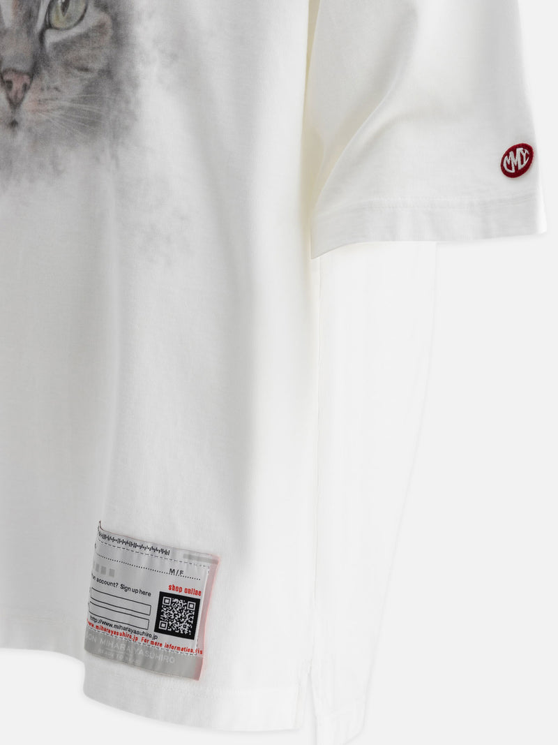 Vietti Maison Mihara Yasuhiro T-shirt con stampa gatto Offerta Giorno del Papà