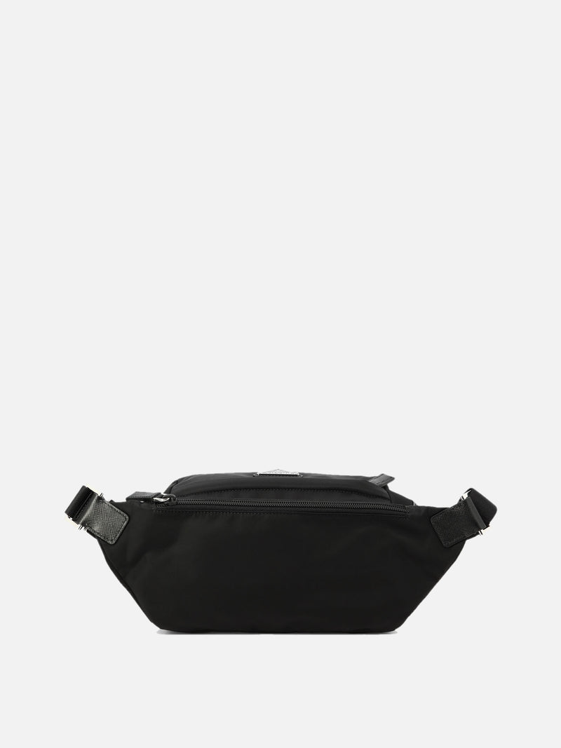 Vietti Prada Borsa a spalla in Re-Nylon e Saffiano Lightning offer