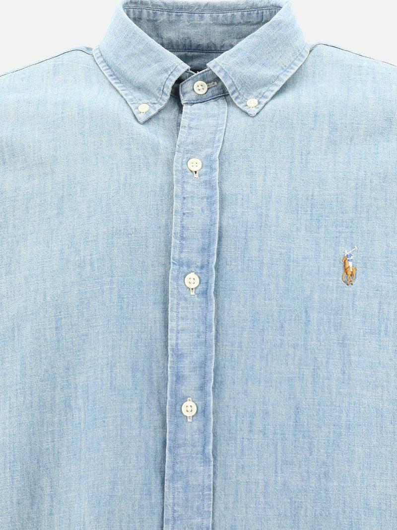 Vietti Polo Ralph Lauren Camicia in denim leggero "Pony" Offerta speciale della fabbrica