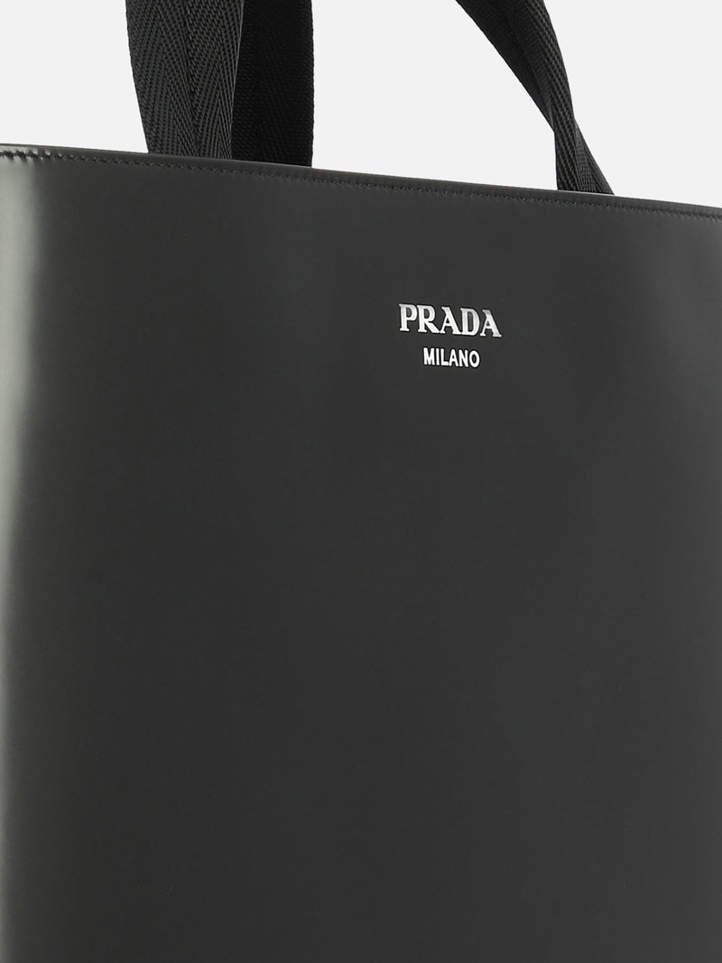 Vietti Prada Borsa shopping in pelle spazzolata Qualità Garantita