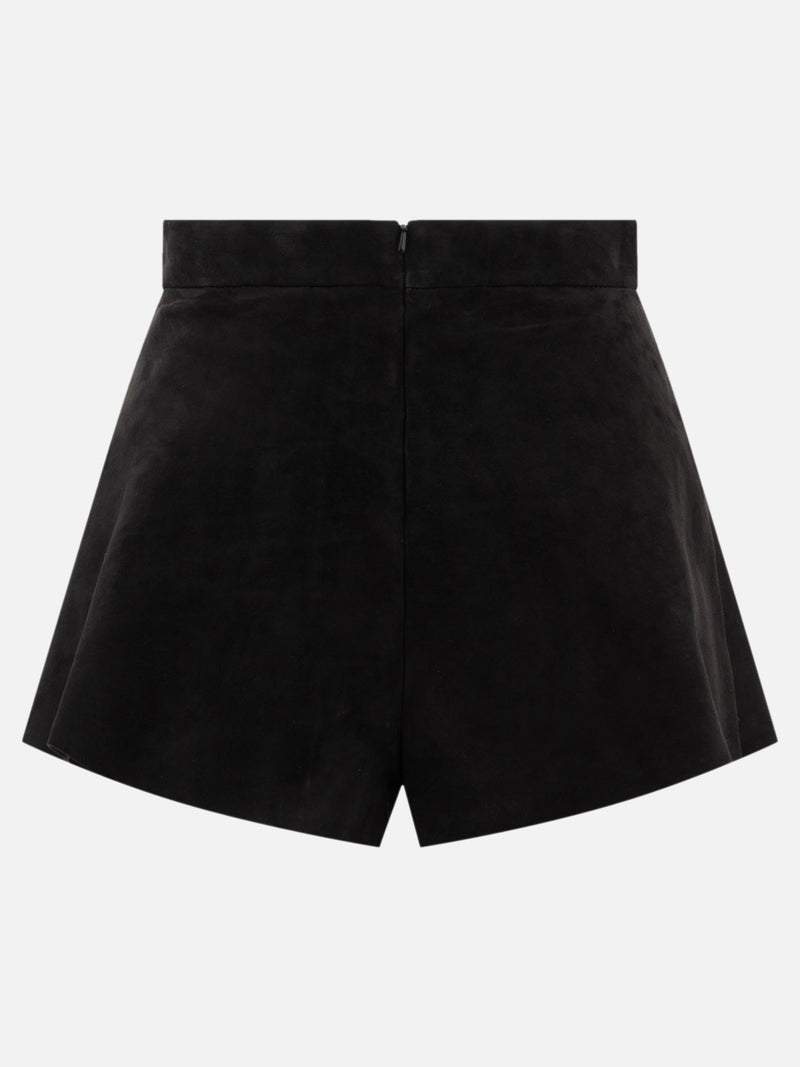 Vietti Max Mara Short in pelle scamosciata Shopping Online