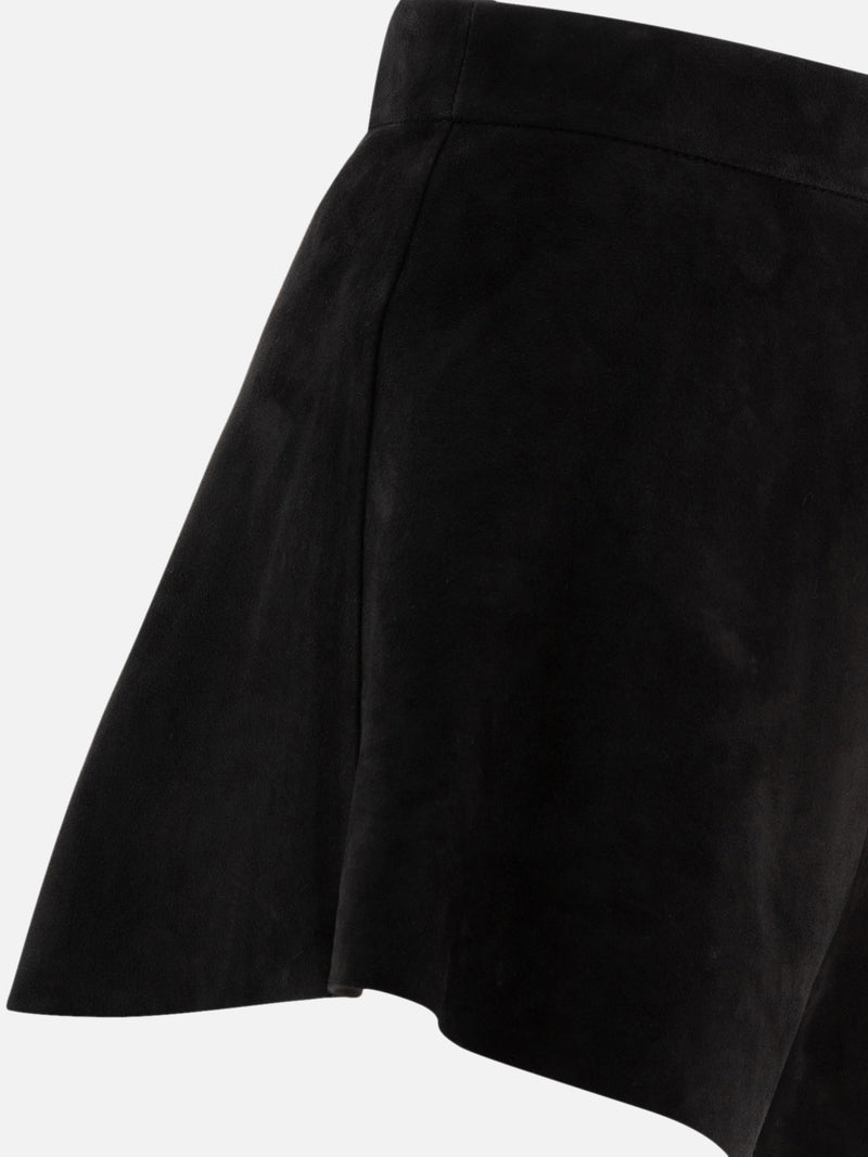Vietti Max Mara Short in pelle scamosciata Shopping Online