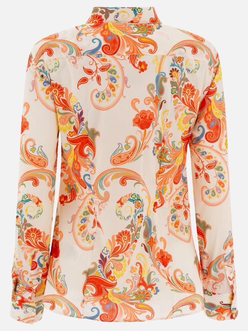 Vietti Etro Camicia in popeline con stampa Paisley Affare Del Giorno