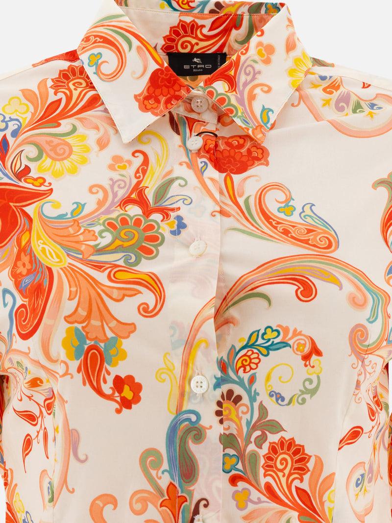 Vietti Etro Camicia in popeline con stampa Paisley Affare Del Giorno