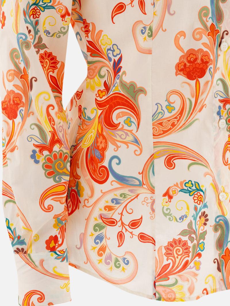 Vietti Etro Camicia in popeline con stampa Paisley Affare Del Giorno