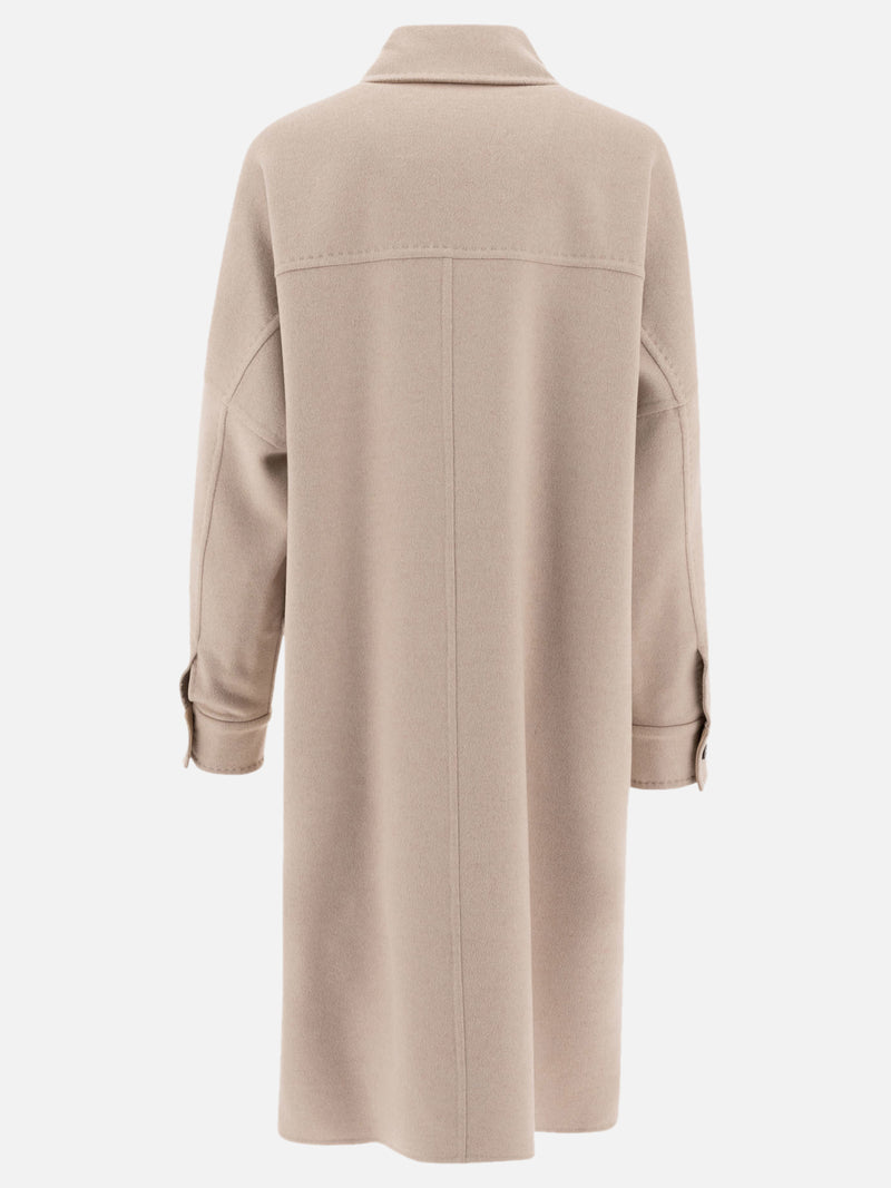 Vietti Max Mara Atelier Cappotto oversize in cashmere Vendita Calda