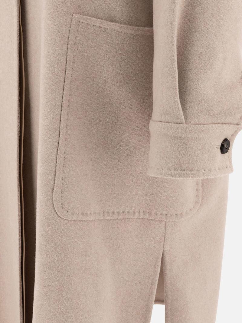 Vietti Max Mara Atelier Cappotto oversize in cashmere Vendita Calda