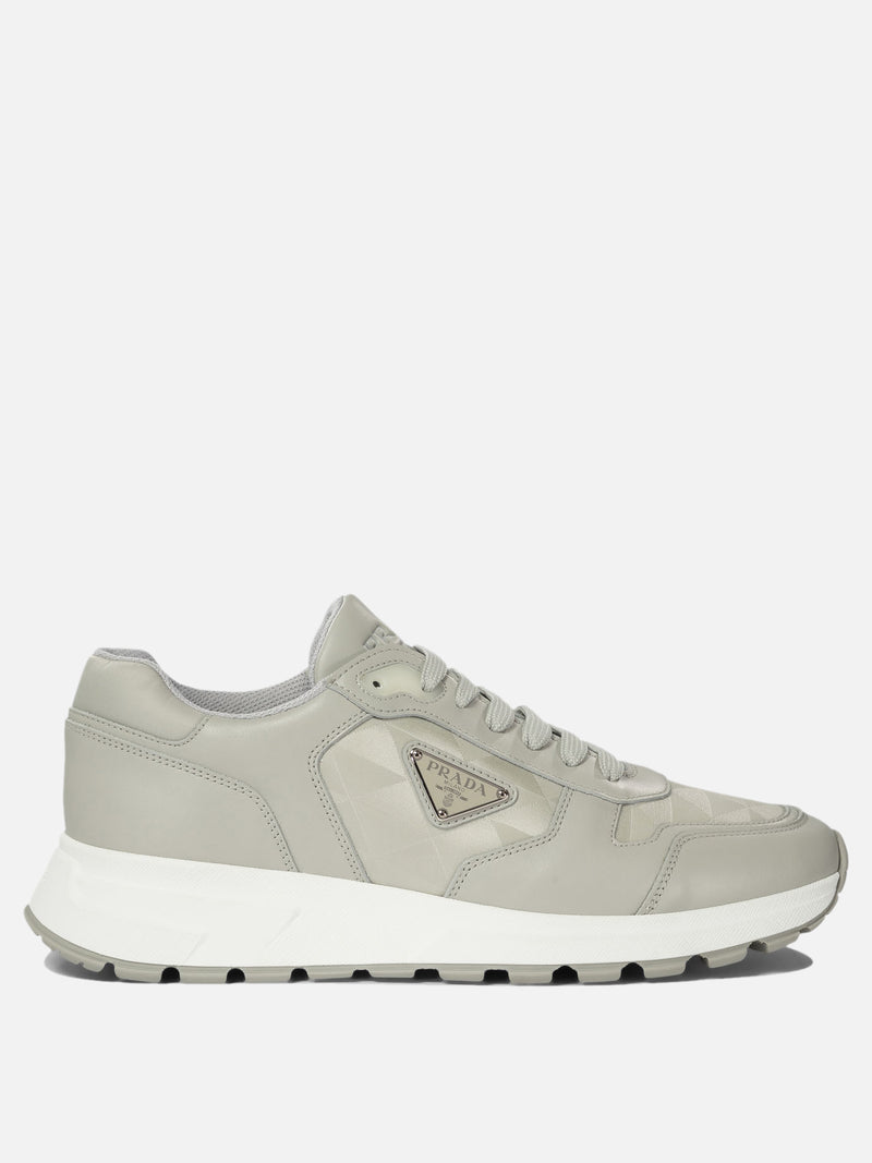 Vietti Prada Sneakers in pelle e Re-Nylon "Prax 01" Vendite Flash