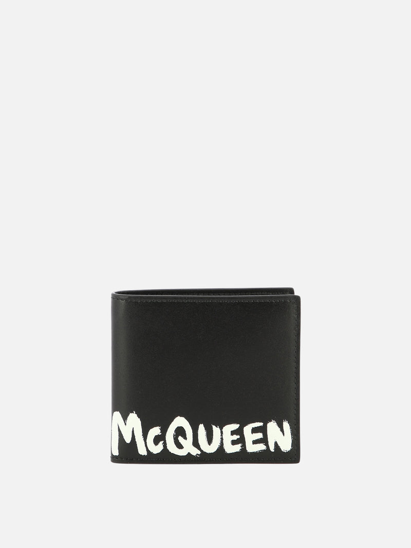 Vietti Alexander McQueen Portafoglio "McQueen Graffiti" Trasporto libero internazionale